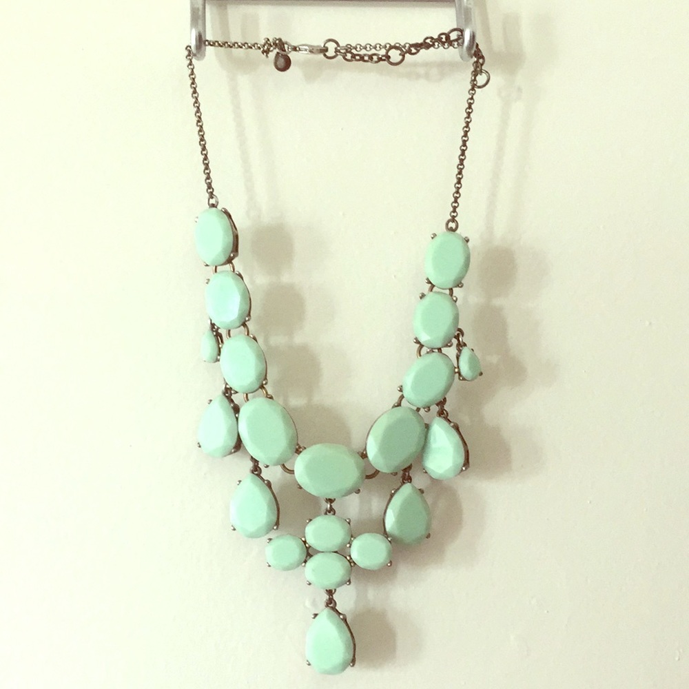 Turquoise bib necklace